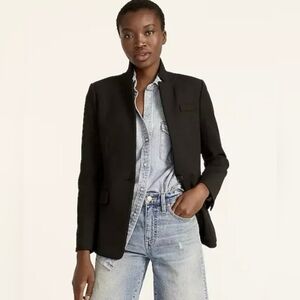 J.Crew Regent Blazer 🖤 Four-Season Stretch | Size 4 | Classic Black